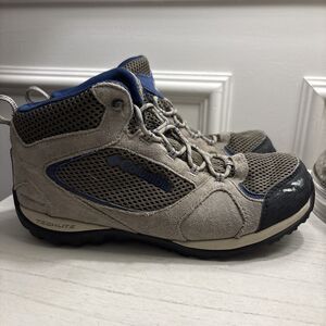 Columbia Access Point Mid Waterproof Techlite Hiking Boots – Beige/Blue – Size 5